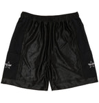 Side Pocket Black Basketball Shorts