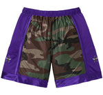 Side Pocket Camo/Purple Basketball Shorts