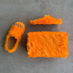 GLORANGE BEAR CLAW MULES (Limited GLO Collab)