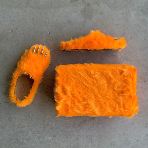 GLORANGE BEAR CLAW MULES (Limited GLO Collab)