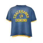 Blue Trackhawk Double-Layer Vintage Tee