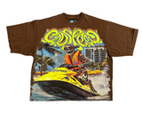 Wave Runner Tee 'Brown'