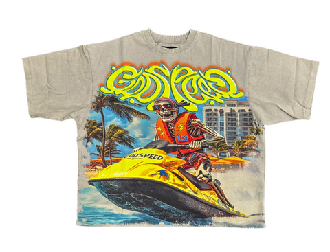 Wave Runner Tee 'Stone Wash'