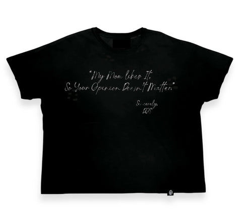 Opinion Tee 'Black'