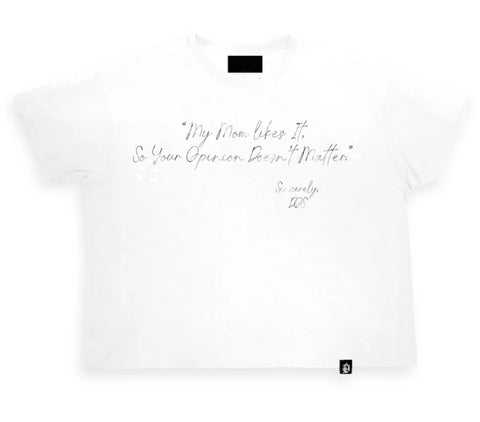 Opinion Tee 'White'