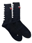 TOKEN LONG SOCKS 'Black/White'