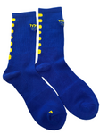 TOKEN LONG SOCKS 'Blue/Yellow'