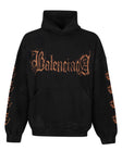 Balenciaga Dirty Heavy Metal Logo Hoodie