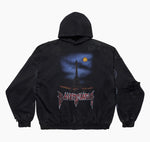 Balenciaga Paris Moon No Pocket Dirty Oversized Hoodie
