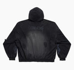 Balenciaga Paris Moon No Pocket Dirty Oversized Hoodie