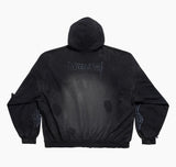 Balenciaga Paris Moon No Pocket Dirty Oversized Hoodie