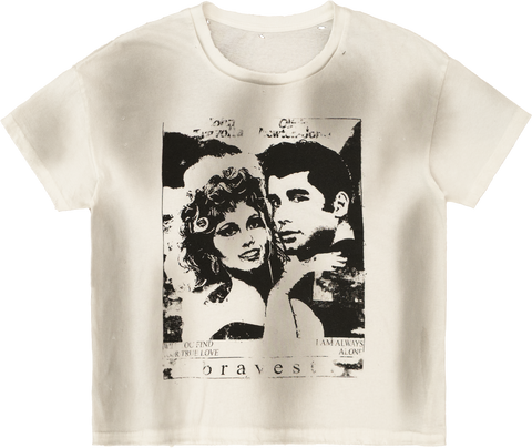 White Greaser Vintage Tee