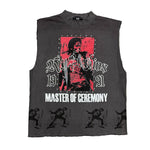 "MASTER OF CEREMONY" CUT-OFF SHIRT GRAY