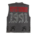 "MASTER OF CEREMONY" CUT-OFF SHIRT GRAY