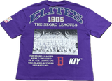KIY STUDIOS X NLB MUSEM "BALTIMORE" T-SHIRT GRAPE