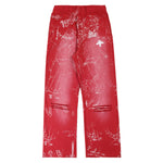 Vertabrae Silo Sketch Sweatpants Red