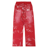 Vertabrae Silo Sketch Sweatpants Red
