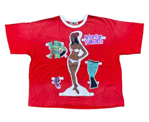 Vertabrae Verty Youth Tee Red