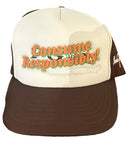 Consume Responsibly Brown Trucker Hat