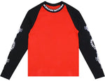 Chrome Hearts Neck Logo Baseball Shirt 'Red/Black'
