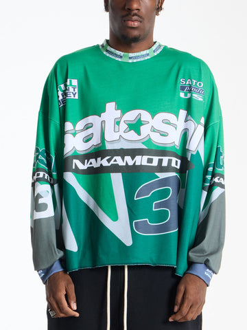 Speedway Long-Sleeve T-Shirt 'Green'