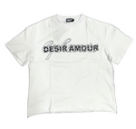 Desir Amour Ephemere Rhinestone Logo Tee 'White'