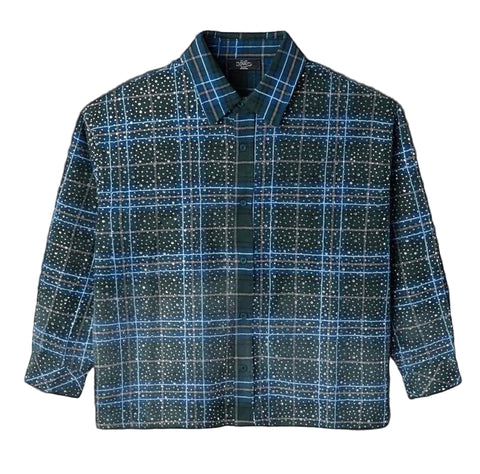 HMDD Disco Flannel 'Blue/Green'