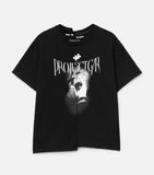 Tight Fit Split T-Shirt 'Black'