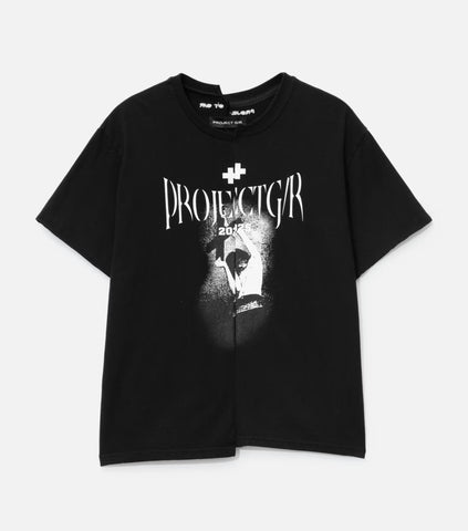 Tight Fit Split T-Shirt 'Black'