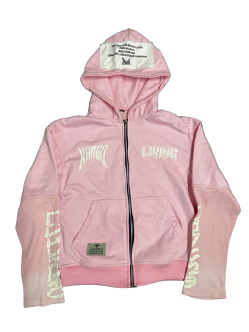 Hoodie W/ Thermal Sleeves (Pink)