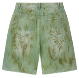 Skittle Jorts Dirty Green