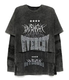 Givenchy Black Layered-Sleeve T-Shirt