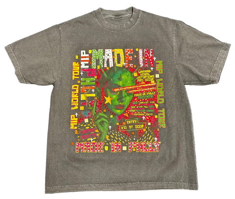 MIP World Tour Vintage Grey Tee