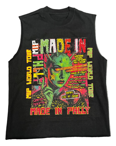 MIP World Tour Sleeveless Black Tee