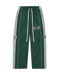 Green Stripe Track Pants