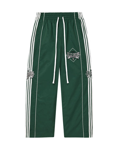 Green Stripe Track Pants