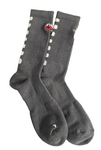 TOKEN LONG SOCKS 'Grey/White'
