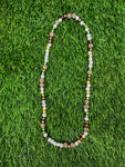 Kool Linxz Neutral/Olive Mixed Bead Necklace
