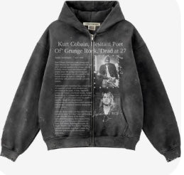 "Baby Boy Kurt" Zip Hoodie