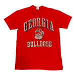 Red Georgia Bulldogs Vintage Tee