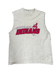 VINTAGE DISTRESSED CLEVELAND INDIANS SLEEVELESS TEE