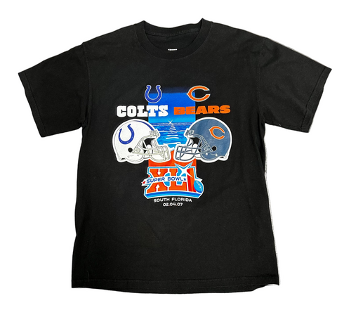 VINTAGE COLTS & BEARS SUPERBOWL XLI TEE