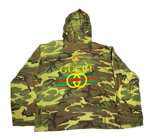 BOOTLEG Gucci Camo Hooded Longsleeve