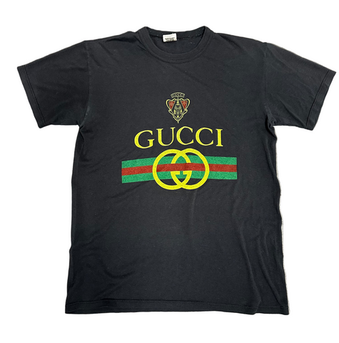 BOOTLEG Gucci Black Tee