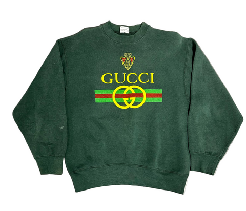 BOOTLEG Gucci Forrest Green Crewneck