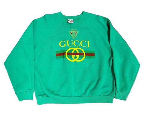 BOOTLEG Gucci Green Crewneck