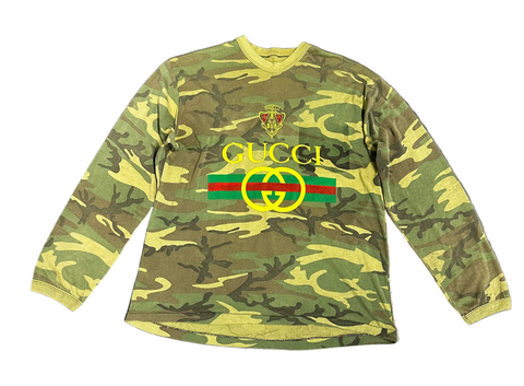 BOOTLEG Gucci Camo Longsleeve Tee