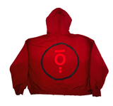 Token Miami Red Distressed Hoodie