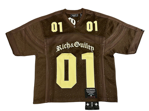 R&G Football Jersey (Brown/Creme)