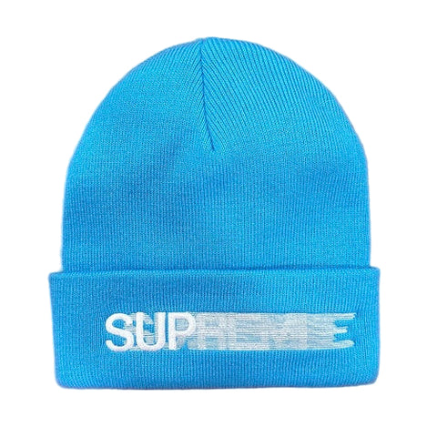 Supreme Motion Logo Beanie 'Blue'